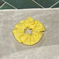 Sunshine Gingham Scrunchies