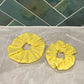 Sunshine Gingham Scrunchies