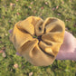 Mustard Corduroy Scrunchies